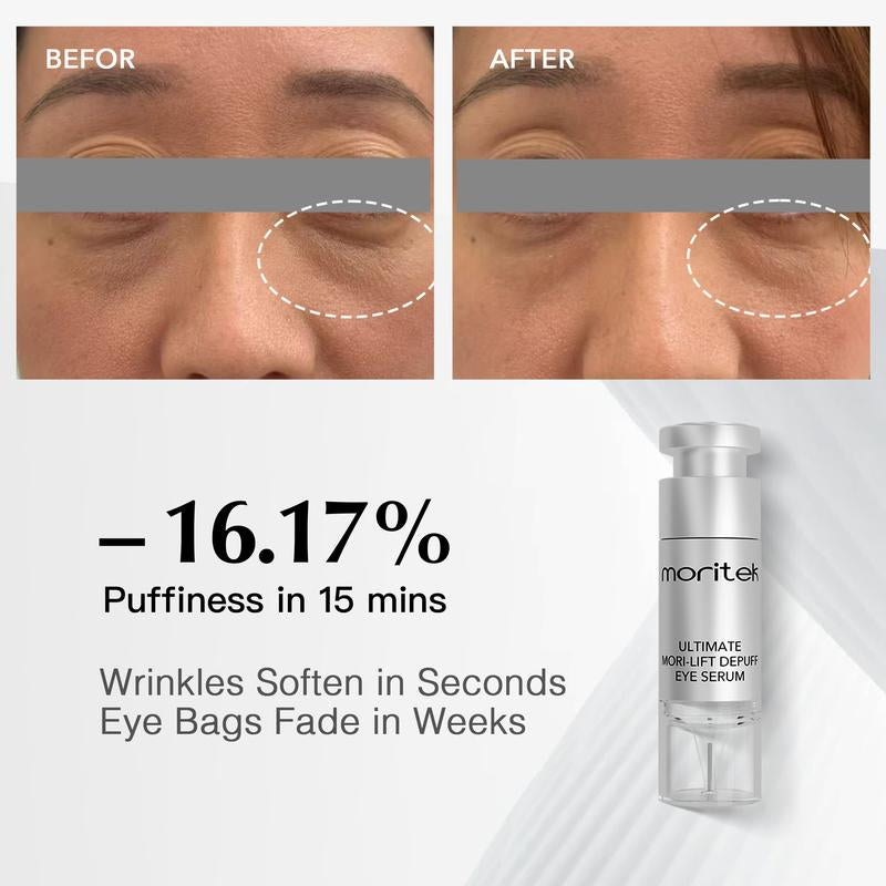 [New Launch] Moritek Ultimate Mori-Lift Depuff Eye Serum｜Skincare, Reduces Wrinkles in 30 Sec, 15 Min Eliminates Eye Bags