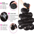Body Wave Bundles Human Hair 18 20 22 Inch 10A Brazilian Body Wave Human Hair Bundles 100% Unprocessed Full and Thick